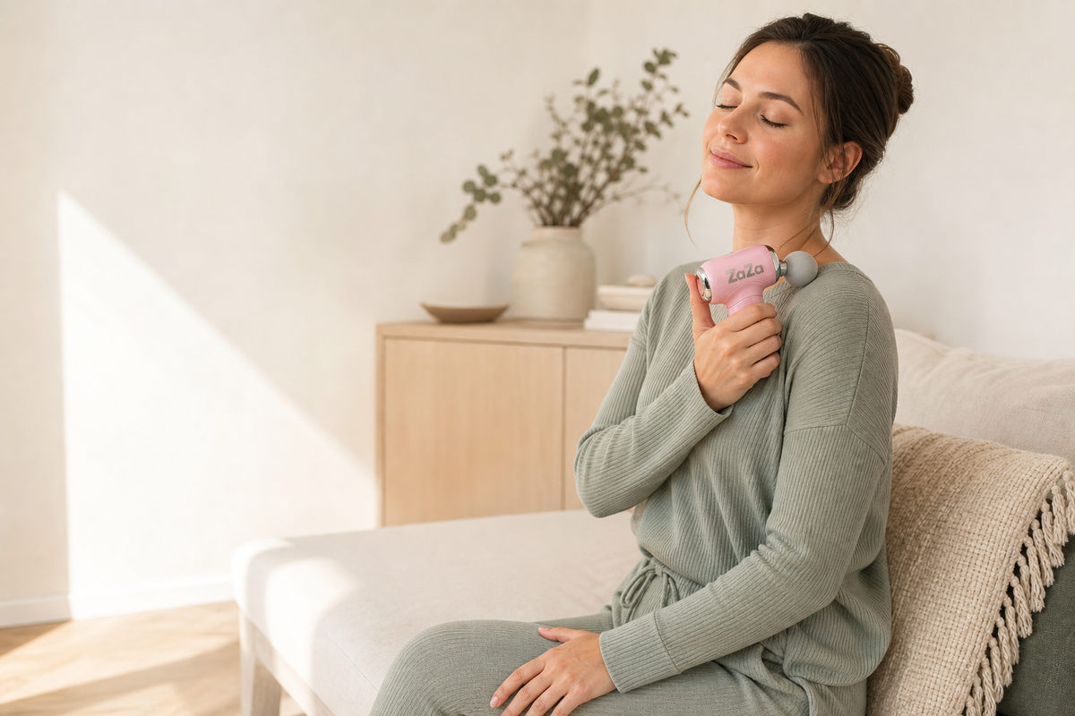 How to Use a Compact Massage Gun Mindfully