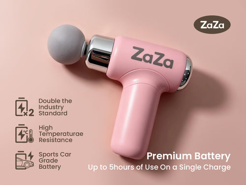 ZAZA Hypervolt Go30 – Compact Handheld Percussion Massage Gun with QuietGlide Technology