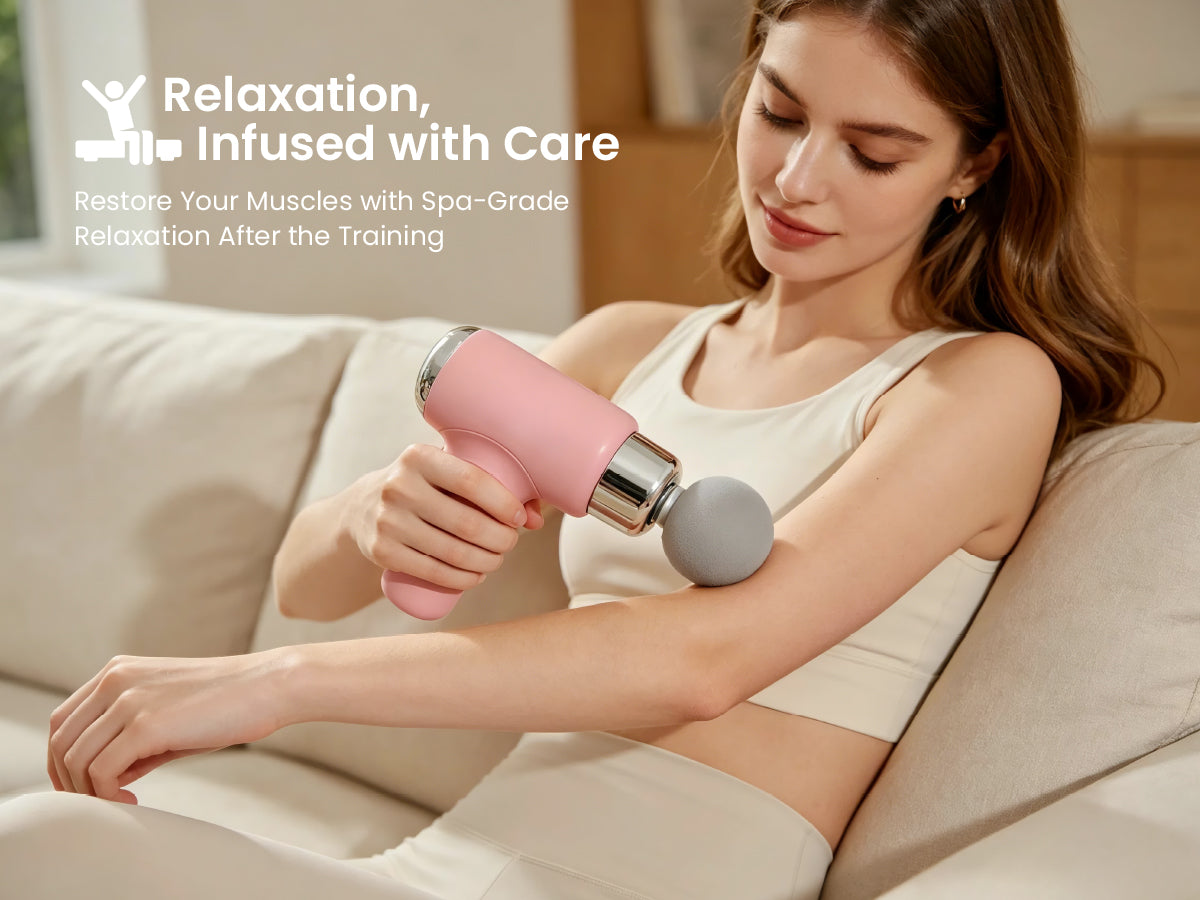 ZAZA Hypervolt Go30 – Compact Handheld Percussion Massage Gun with QuietGlide Technology