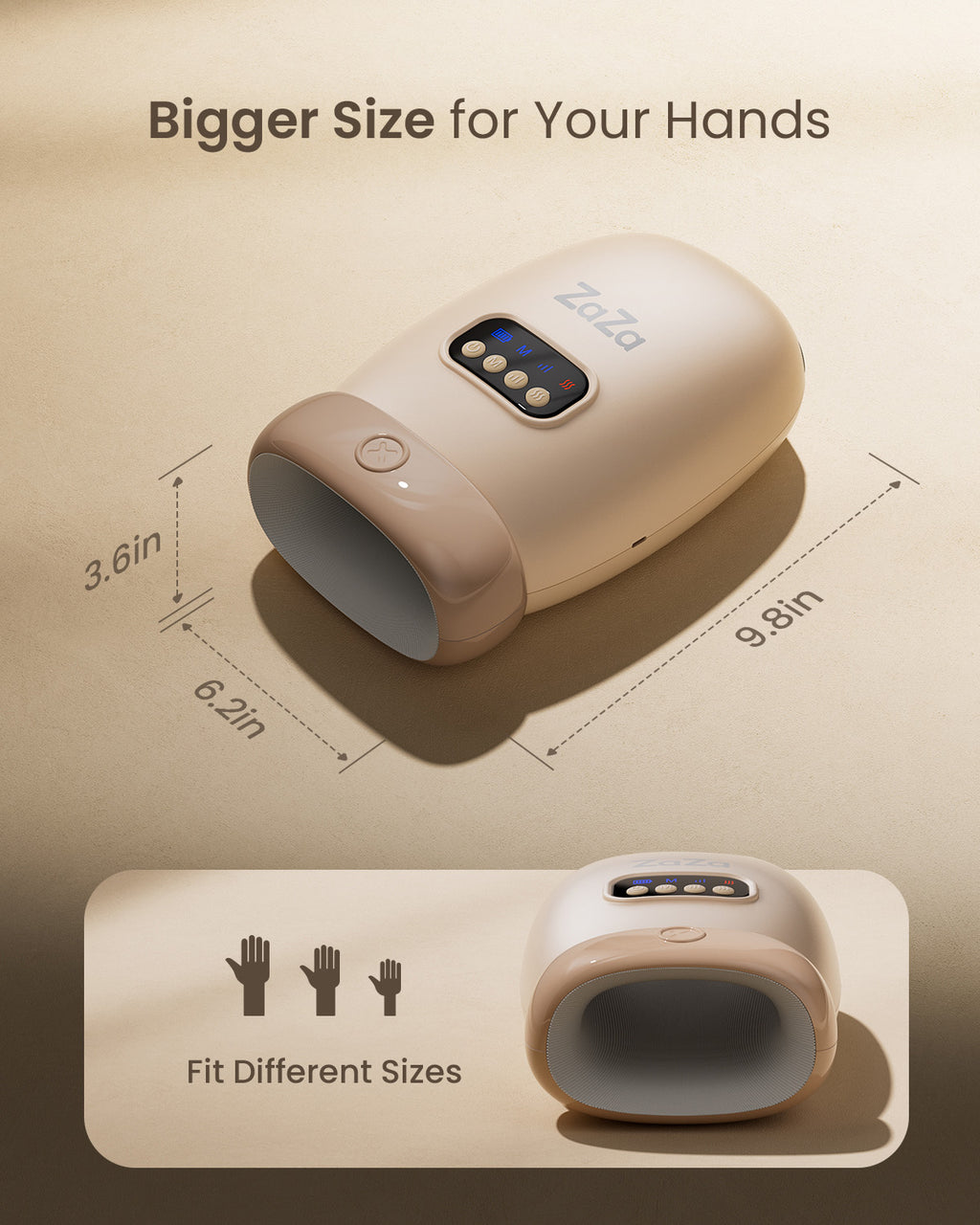 ZaZa Intelligent Hand Massager with Soothing Heat